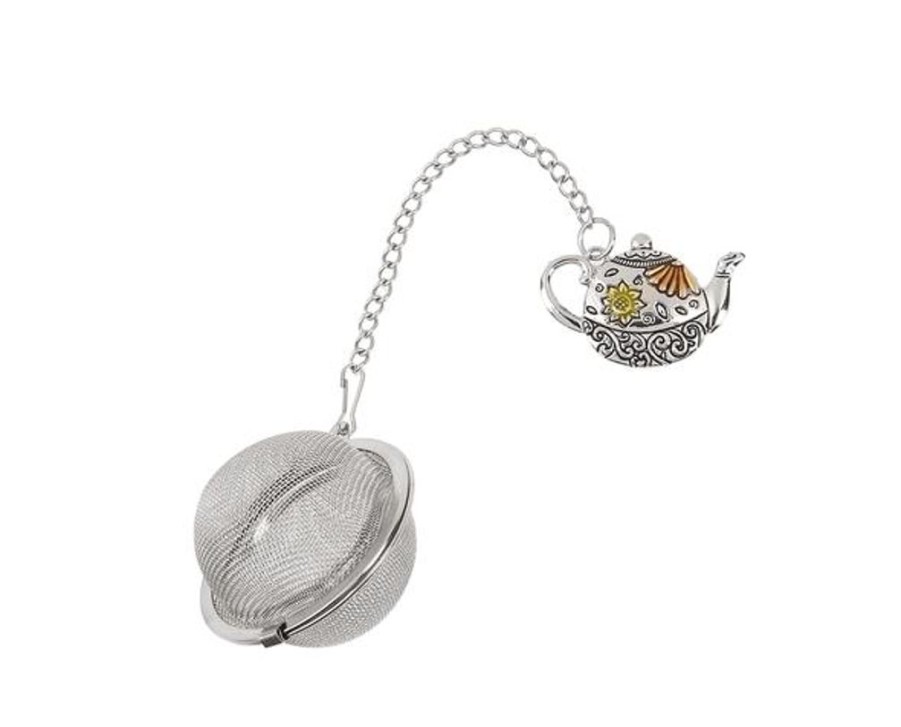 Tea Time GANZ Strainers, Infusers & Spoons | Sunflower Teapot Tea Infuser