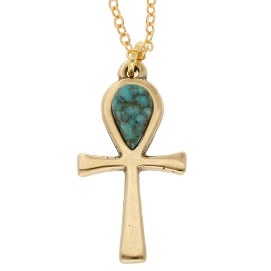 Wear St Justin Necklaces & Pendants | St Justin Egyptian Ankh Pendant Necklace