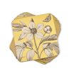 Tabletop Pimpernel | Pimpernel Etchings & Roses Yellow Coasters