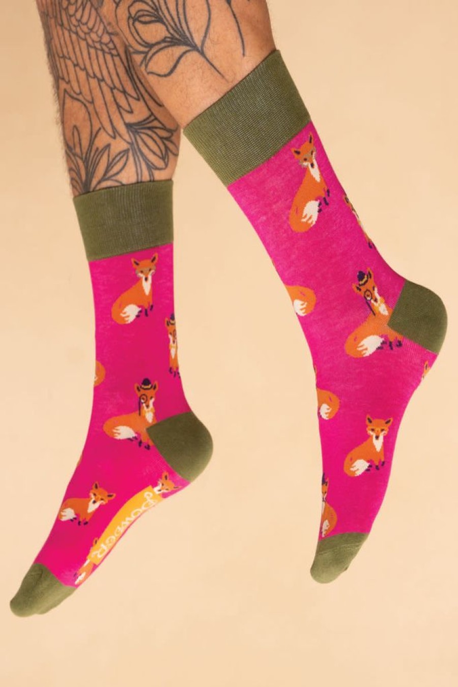 Wear Powder UK | Powder Uk Men'S Foxes Fuchsia Sock