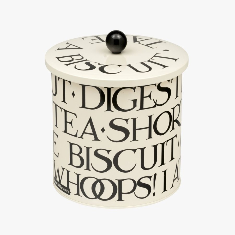 Decor Emma Bridgewater Decorative Tins | Emma Bridgewater Black Toast Biscuit Barrel