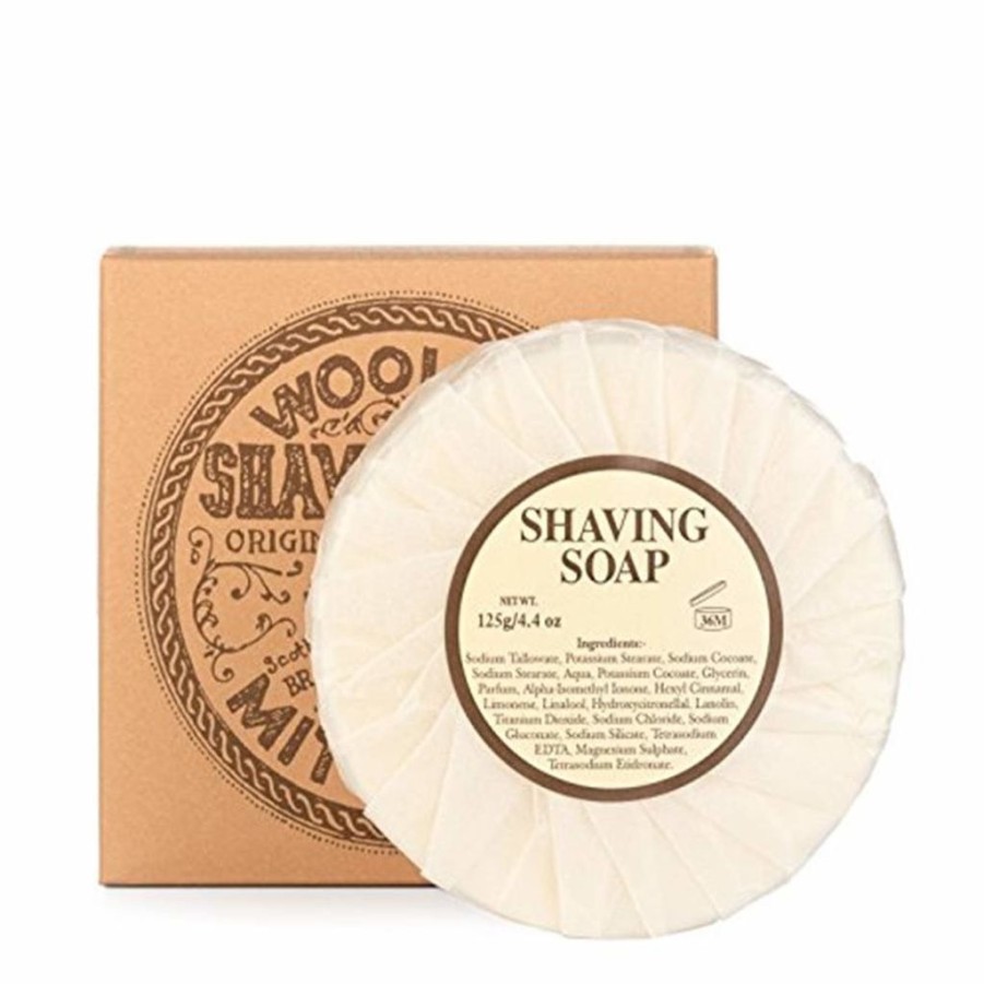 Bath & Body British Isles Shaving Soaps & Cream | Mitchell'S Wool Fat Shaving Soap Refill 4.4 Oz / 125G