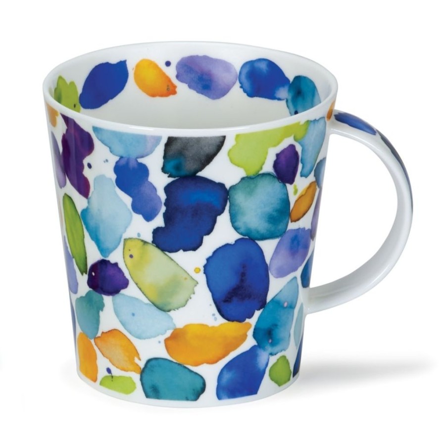 Tabletop Dunoon Shape: Cairngorm | Dunoon Cairngorm Blue Blobs! Mug