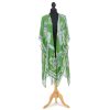 Wear British Isles | Handkerchief Green Long Kimono