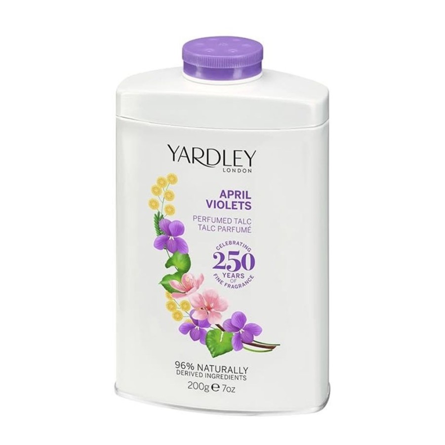 Bath & Body Yardley London Talcum Powder | Yardley April Violets Perfumed Talc