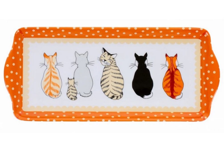 Decor British Isles | Cats In Waiting Small Tray