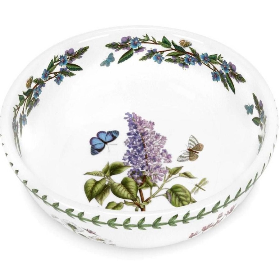 Tabletop Portmeirion Portmeirion | Portmeirion Botanic Garden 9" Salad Bowl - Garden Lilac