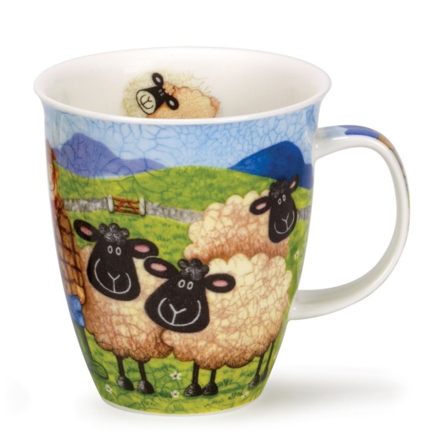 Tabletop Dunoon Shape: Nevis | Dunoon Nevis Sheepies Farmer Mug