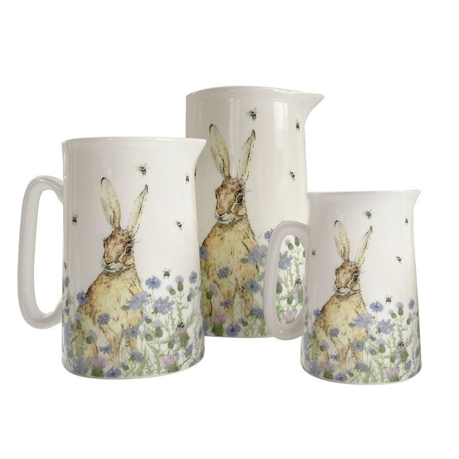 Tabletop Mosney Mill Mosney Mill | Mosney Mill Hare And Wildflower Medium Jug