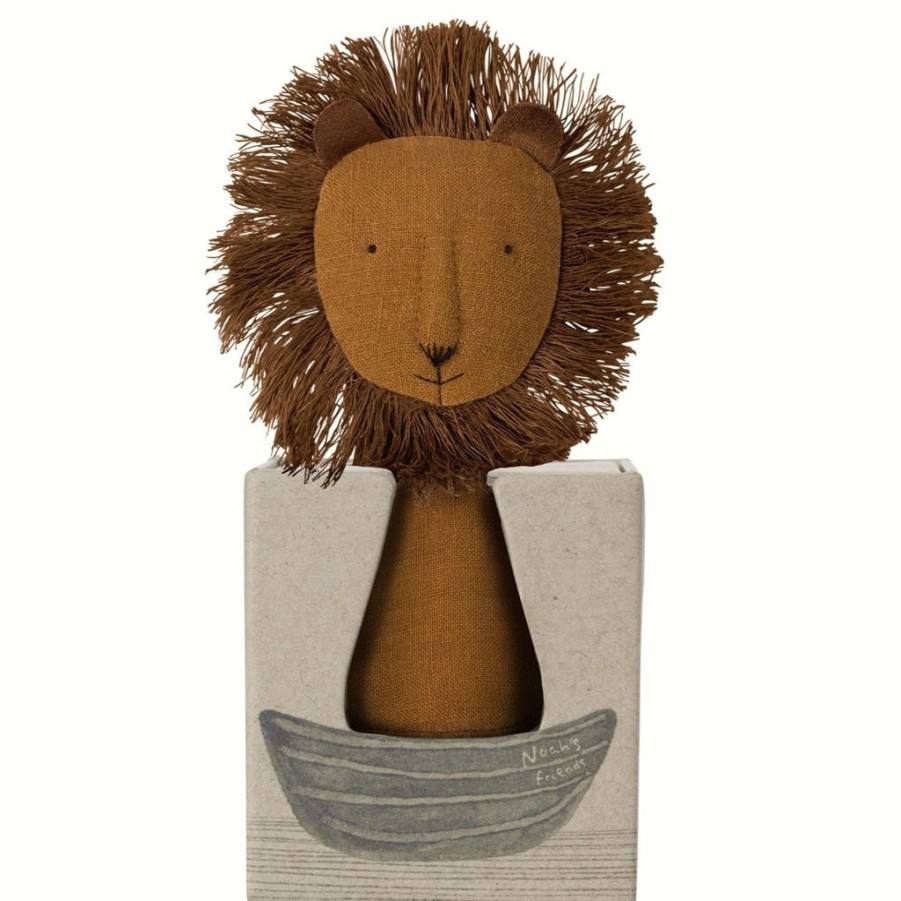 Children Maileg | Maileg Noah'S Friends Lion Rattle