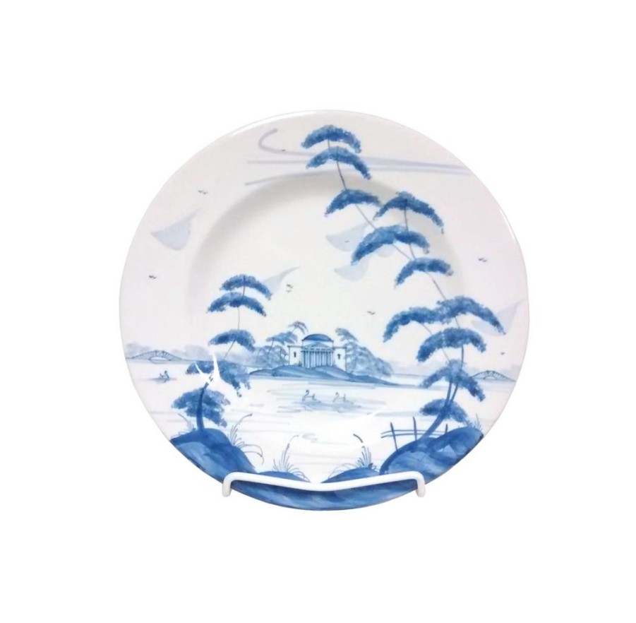 Tea Time British Isles Tea Plates | Isis Ceramics Blue English Garden Side Plate The Temple