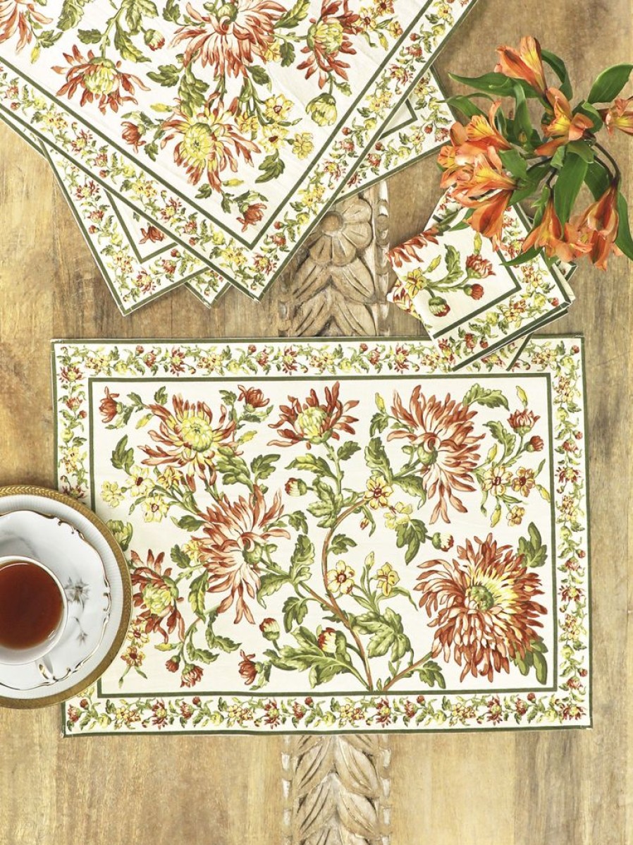 Tabletop April Cornell | April Cornell Chrissy Ecru Canvas Placemat