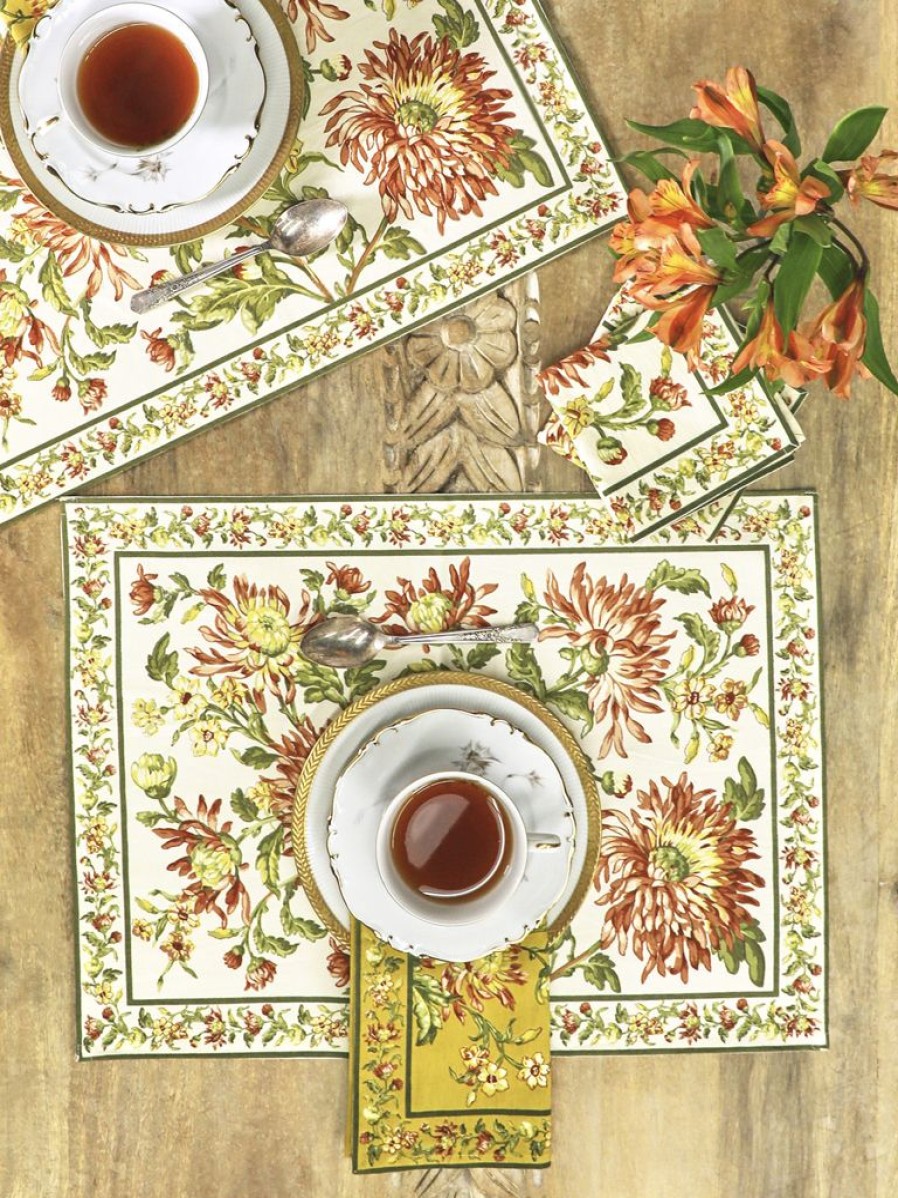 Tabletop April Cornell | April Cornell Chrissy Ecru Canvas Placemat