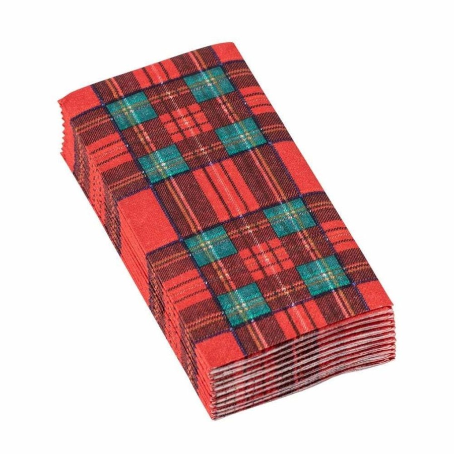 Wear British Isles | Caspari Royal Plaid Facial Tissues