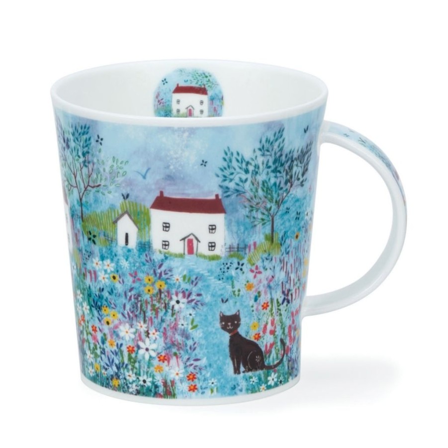 Tabletop Dunoon Shape: Lomond | Dunoon Lomond Cottage Walk Cat Mug