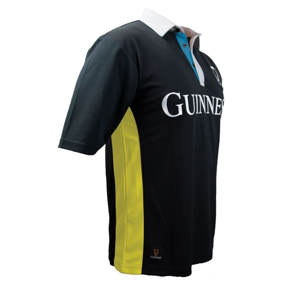 Wear British Isles | Guinness Black And Yellow Stripe Rugby Jersey