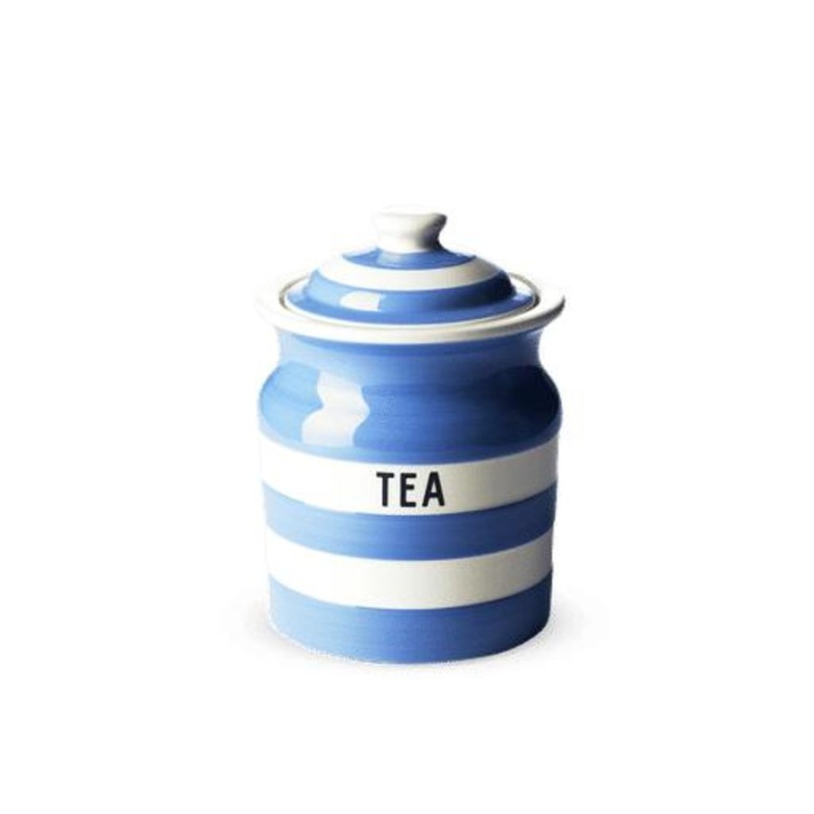 Tabletop Cornishware Cornishware | Cornishware Tea Storage Jar Blue