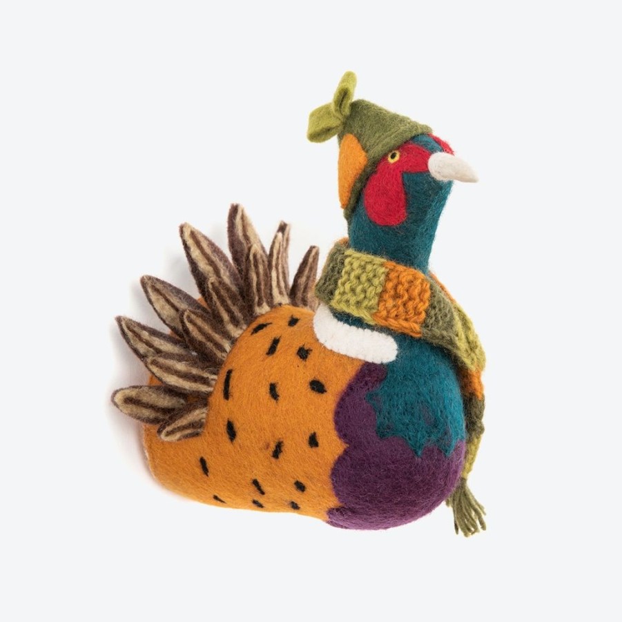 Decor British Isles Wall Decor | Sew Heart Felt Sherlock Pheasant Head