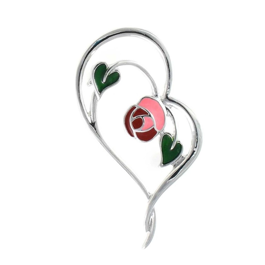 Wear British Isles Pins & Brooches | Lila Mackintosh Enchanted Heart Brooch