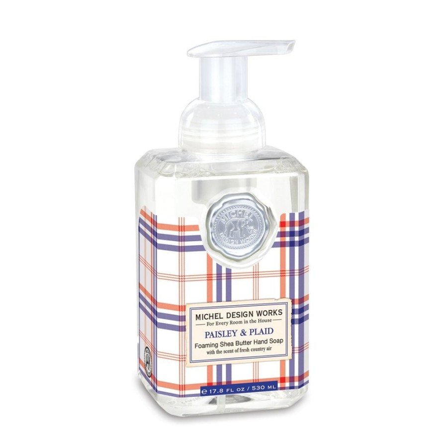 Bath & Body Michel Design Works Liquid Soap | Michel Design Works Paisley & Plaid Foaming Soap