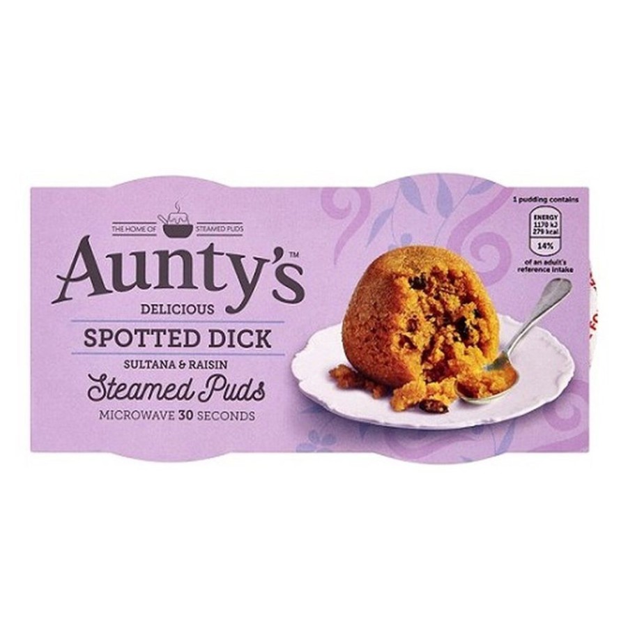 Food British Isles | Aunty'S Spotted Dick Puds