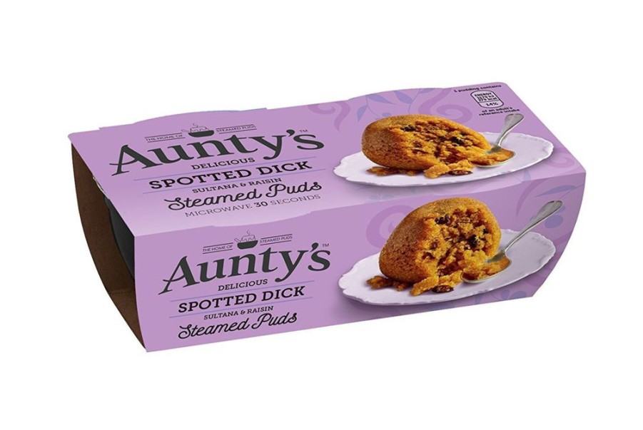 Food British Isles | Aunty'S Spotted Dick Puds