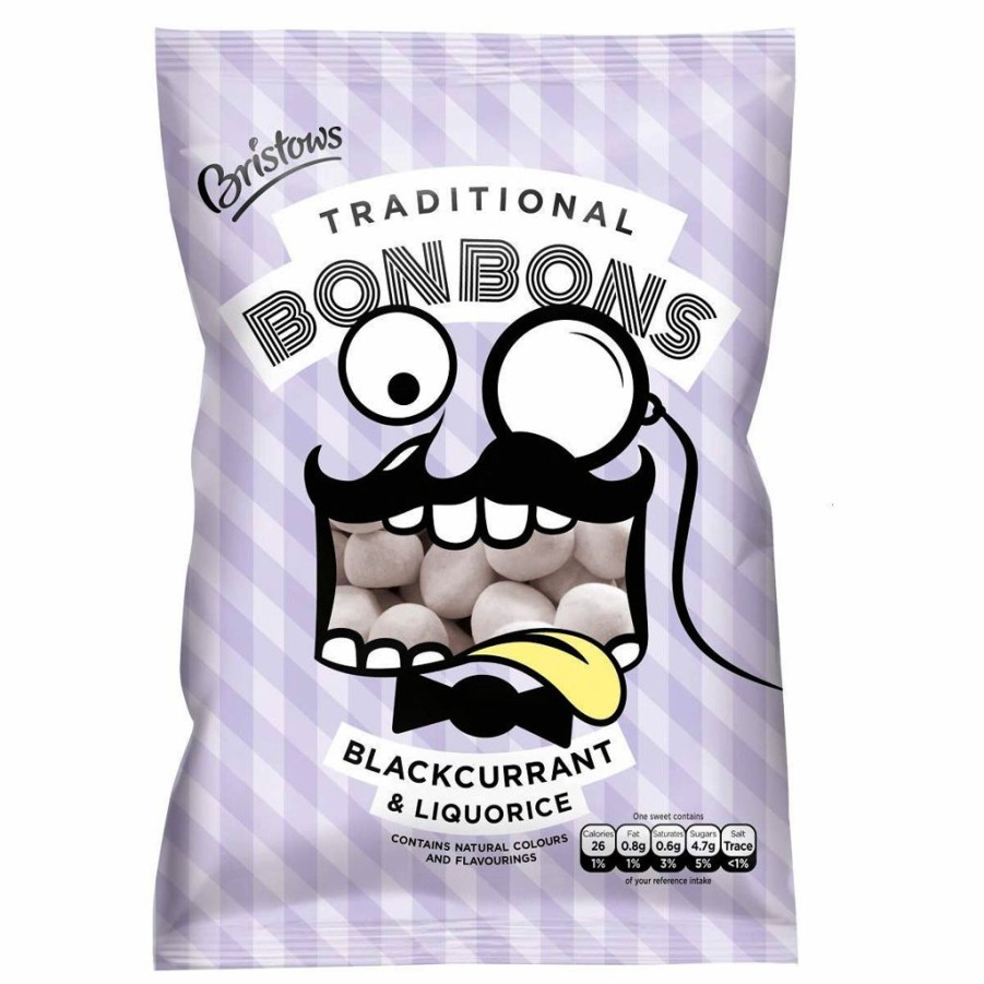 Food British Isles | Bristows Bonbons Blackcurrant & Liquorice