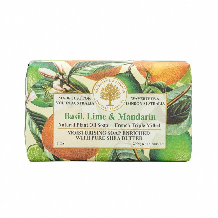 Bath & Body British Isles Bar Soaps | Wavertree & London Basil, Lime & Mandarin Bar Soap