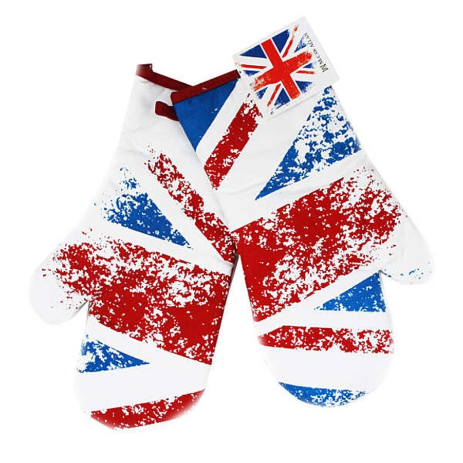 Decor British Isles Kitchen & Table Linens | Union Jack Gauntlet Oven Mitt