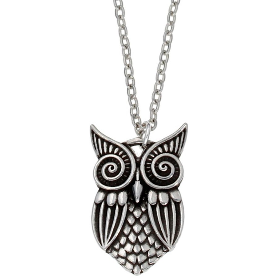 Wear St Justin Necklaces & Pendants | St Justin Celtic Owl Pendant Necklace