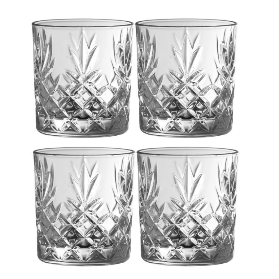 Tabletop Galway Crystal Belleek | Galway Crystal Renmore Double Old Fashioned Tumblers (Set Of 4)