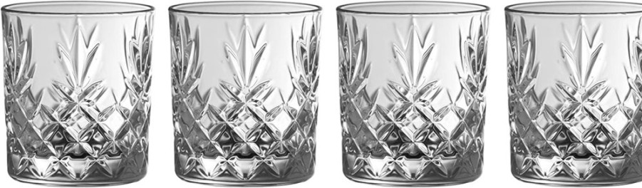 Tabletop Galway Crystal Belleek | Galway Crystal Renmore Double Old Fashioned Tumblers (Set Of 4)