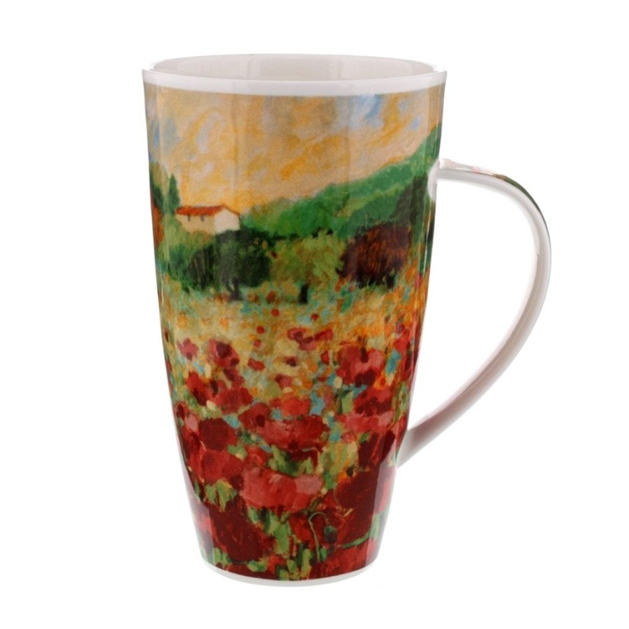 Tabletop Dunoon Shape: Henley | Dunoon Henley Paysage Poppy Mug