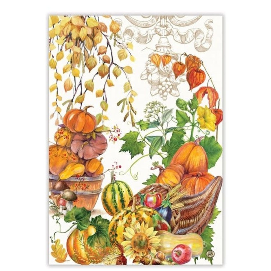 Tea Time Michel Design Works Holiday Tea Towels | Michel Design Works Pumpkin Prize Kitchen Towel