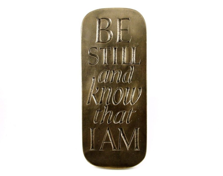 Decor Wild Goose Home Accents | Wild Goose 'Be Still And Know That I Am' Plaque