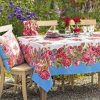 Tabletop April Cornell | April Cornell La Vie En Rose Blue Tablecloth - 60" X 90"