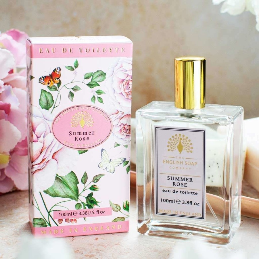 Bath & Body The English Soap Company Women'S Fragrance | The English Soap Company Summer Rose Eau De Toilette 100Ml