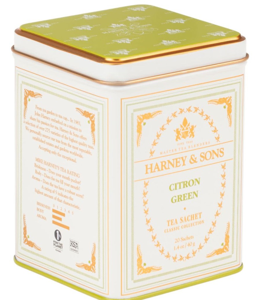 Tea Time Harney & Sons Harney & Sons | Harney & Sons Citron Green 20S Tin