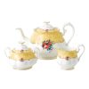 Tea Time Royal Albert Teapots | Royal Albert 100 Years Bouquet Teapot, Cream & Sugar Set (1990)