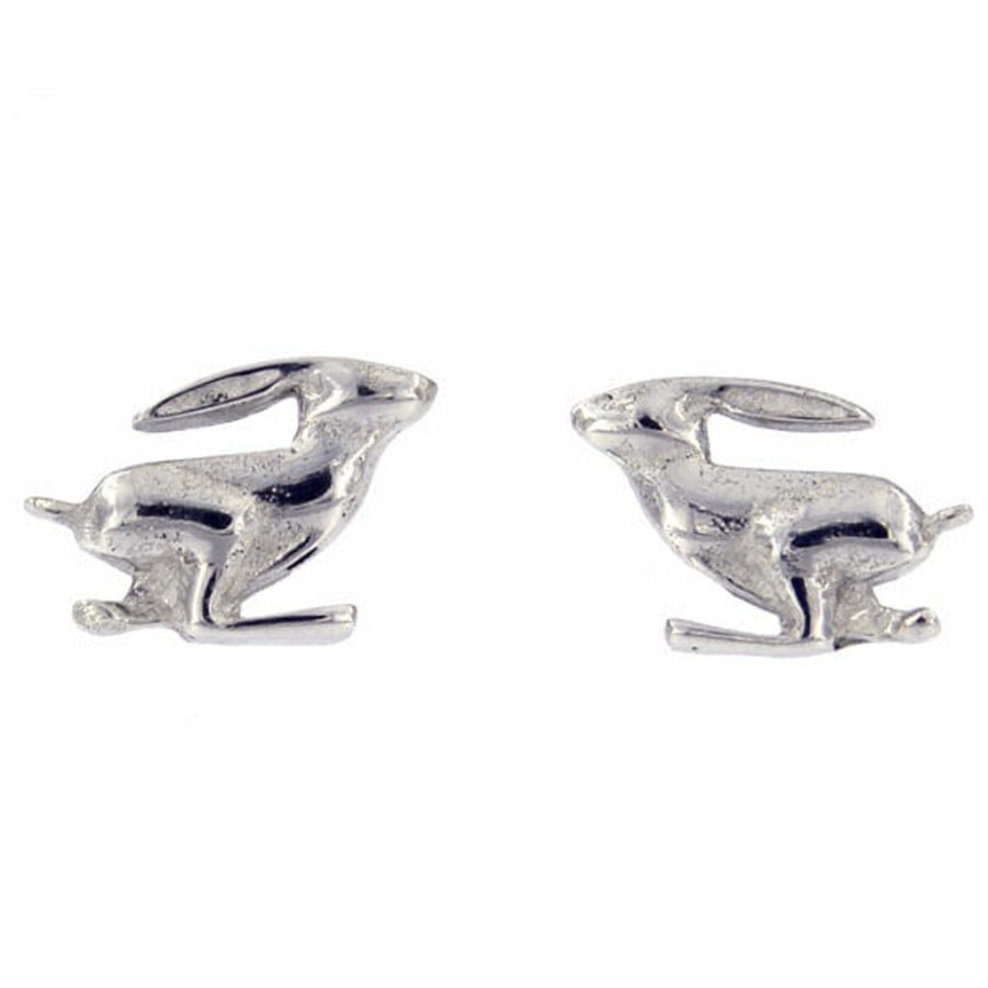 Wear St Justin Earrings | St Justin Running Hare Stud Earrings