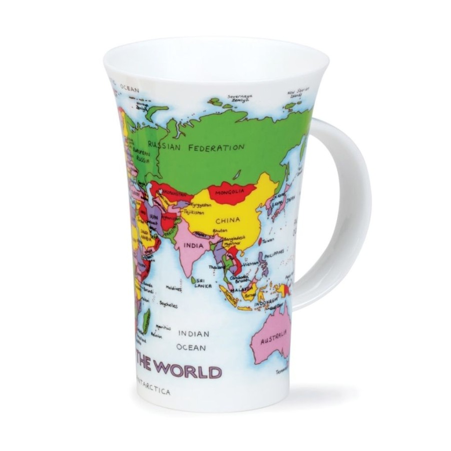 Tabletop Dunoon Shape: Glencoe | Dunoon Glencoe Map Of The World Mug