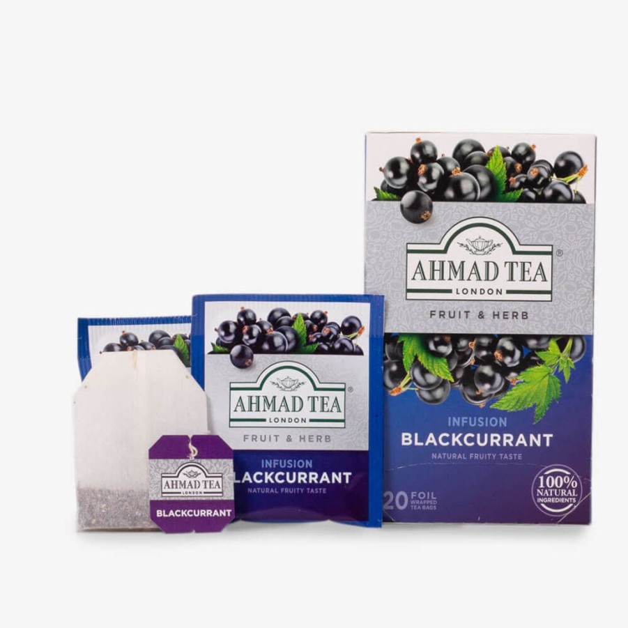 Tea Time Ahmad Tea Ahmad Tea | Ahmad Blackcurrant Refresh Herbal 20S Tea