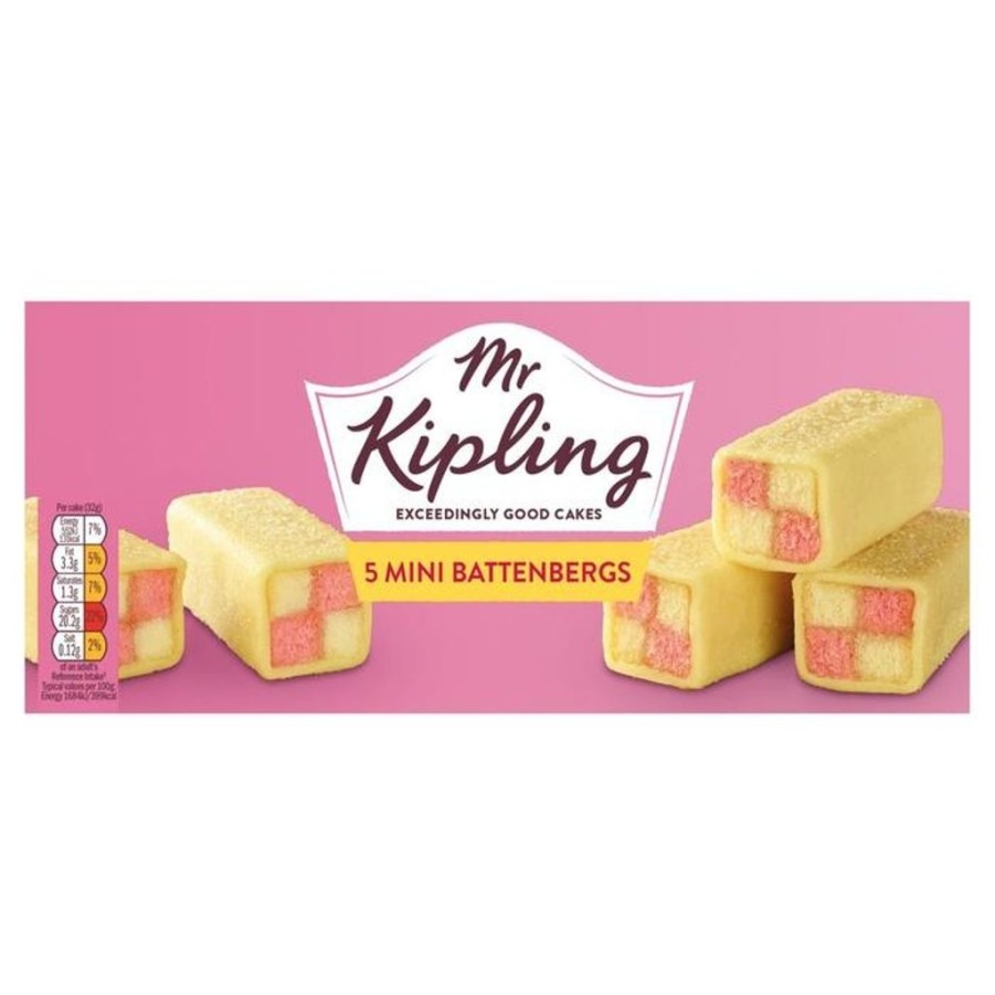 Food British Isles | Mr Kipling Mini Battenberg Cakes