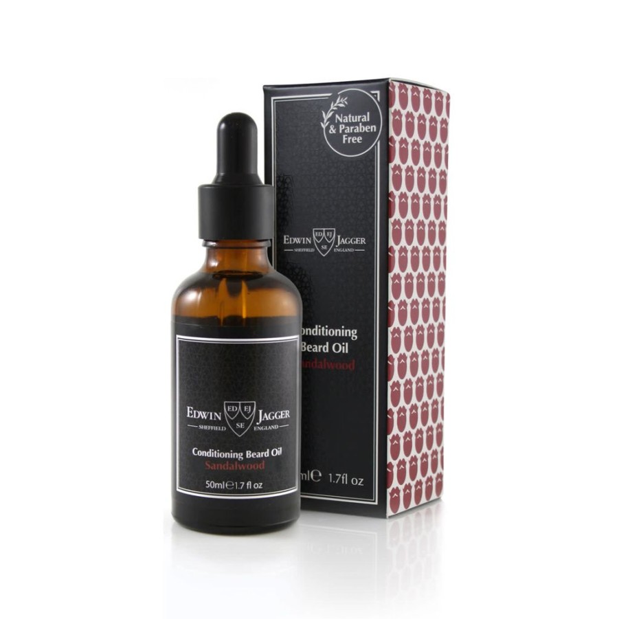 Bath & Body Edwin Jagger Beard & Mustache Care | Edwin Jagger Sandalwood Conditioning Beard Oil