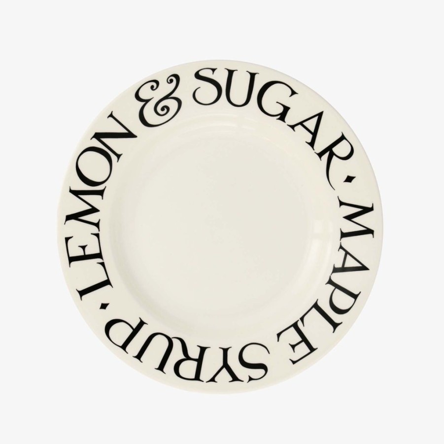 Tabletop Emma Bridgewater Emma Bridgewater | Emma Bridgewater Black Toast Lemon & Sugar 8.5" Plate