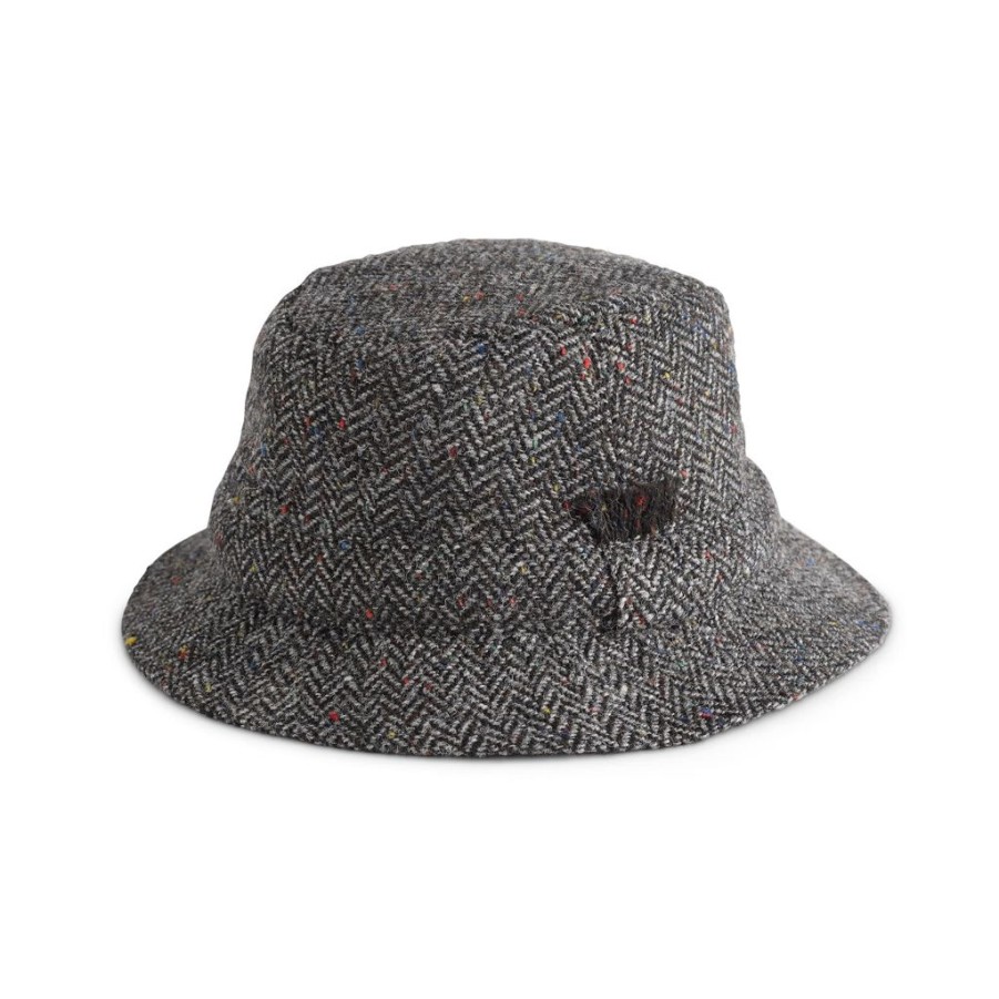 Wear British Isles | Latchfords Fia Irish Tweed Walking Hat 35 Grey (Xx Large)