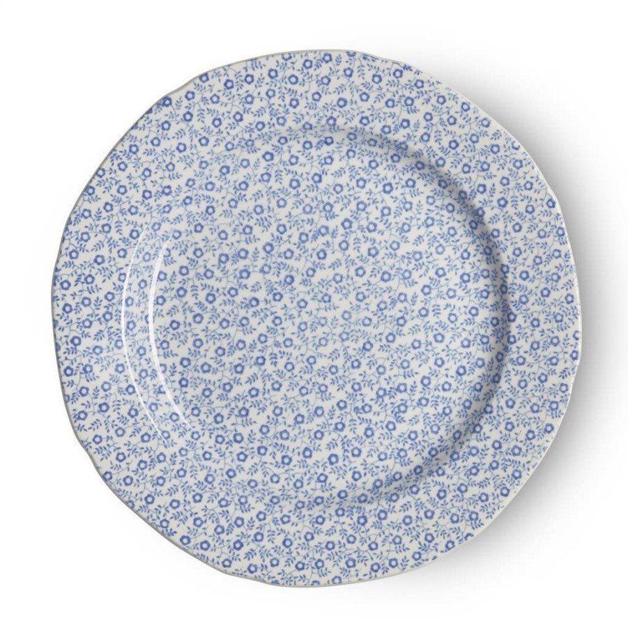 Tabletop Burleigh Pottery Burleigh Pottery | Burleigh Pale Blue Felicity Medium Plate (8.5")