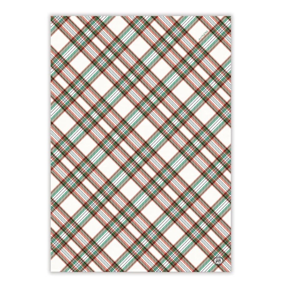 Tea Time Michel Design Works Holiday Tea Towels | Michel Design Works Vintage Plaid Kitchen Tea Towel