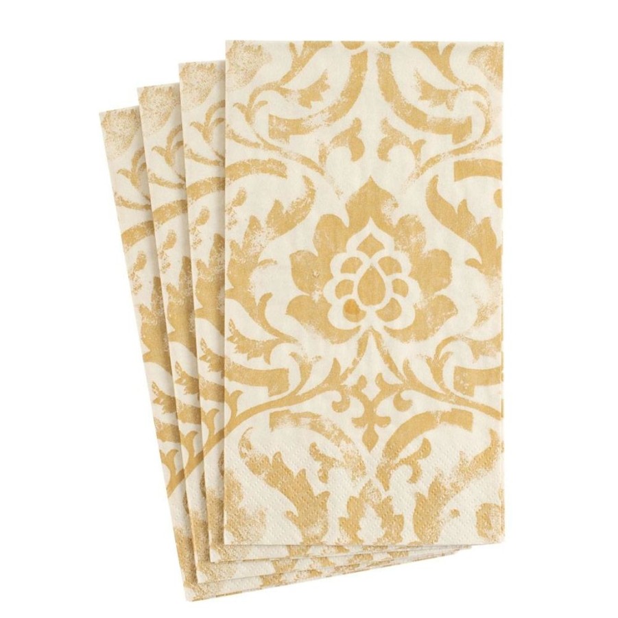 Tabletop British Isles | Caspari Baroque Ivory Luncheon Napkin