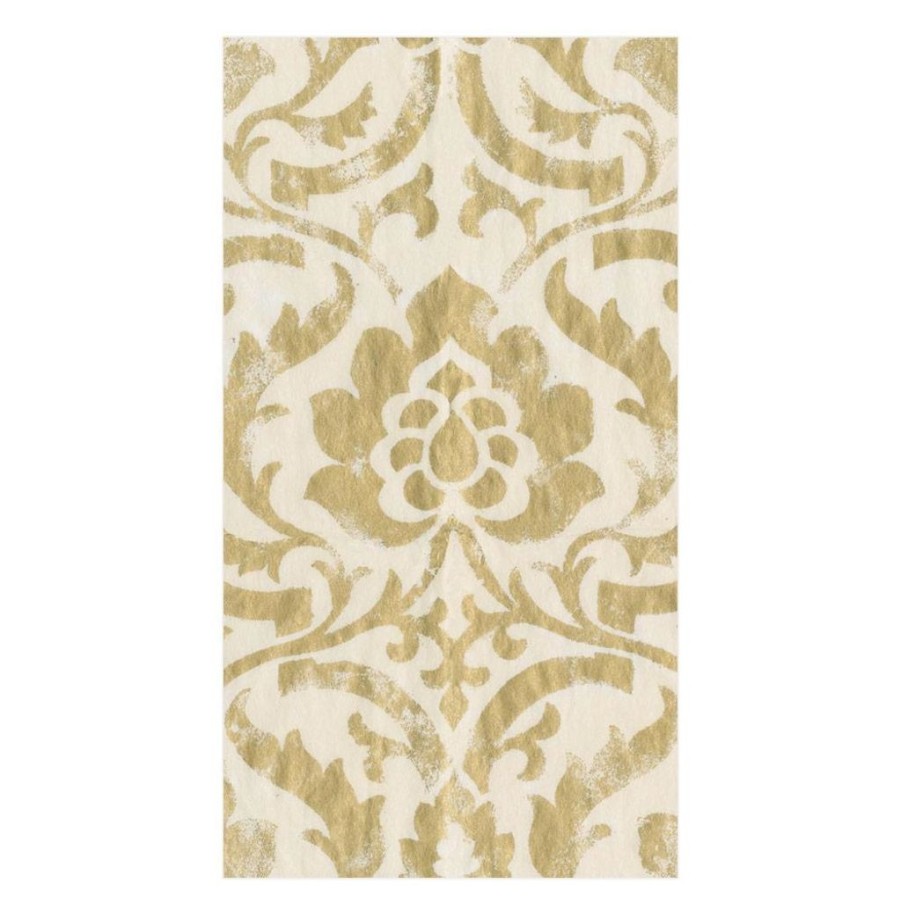 Tabletop British Isles | Caspari Baroque Ivory Luncheon Napkin